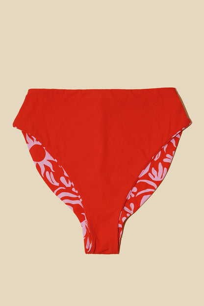 High Tide Reversible Cheeky Bikini Bottom - Paradiso