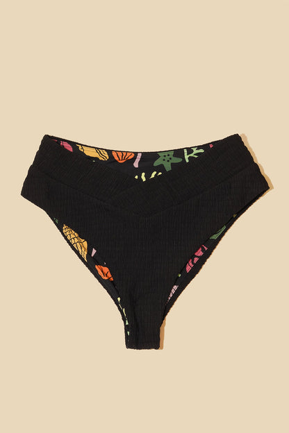 Crisscross Hourglass® Cheeky Bikini Bottom - Black Dilly