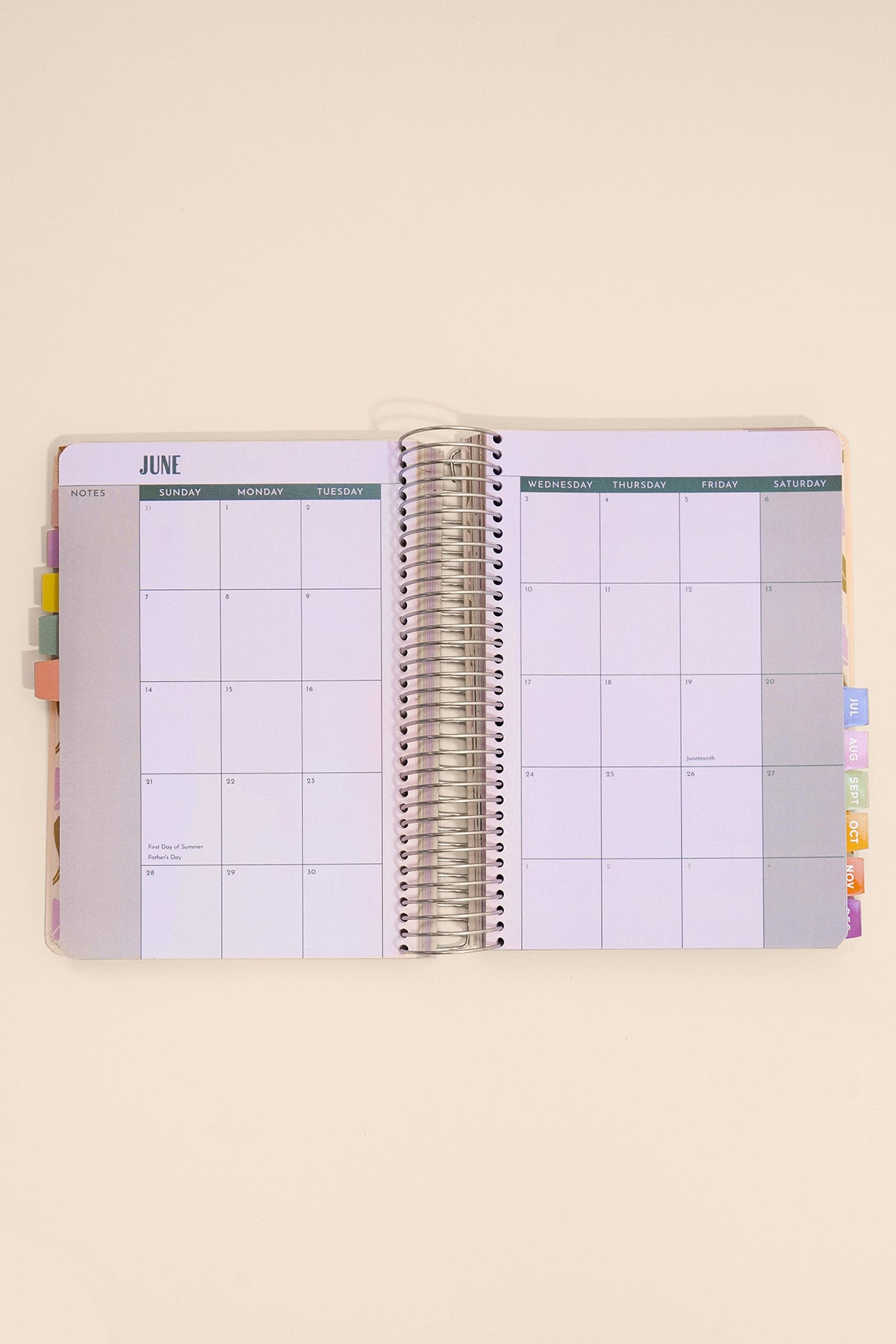 2026 Fit Planner + Stickers - Multicolor Floral