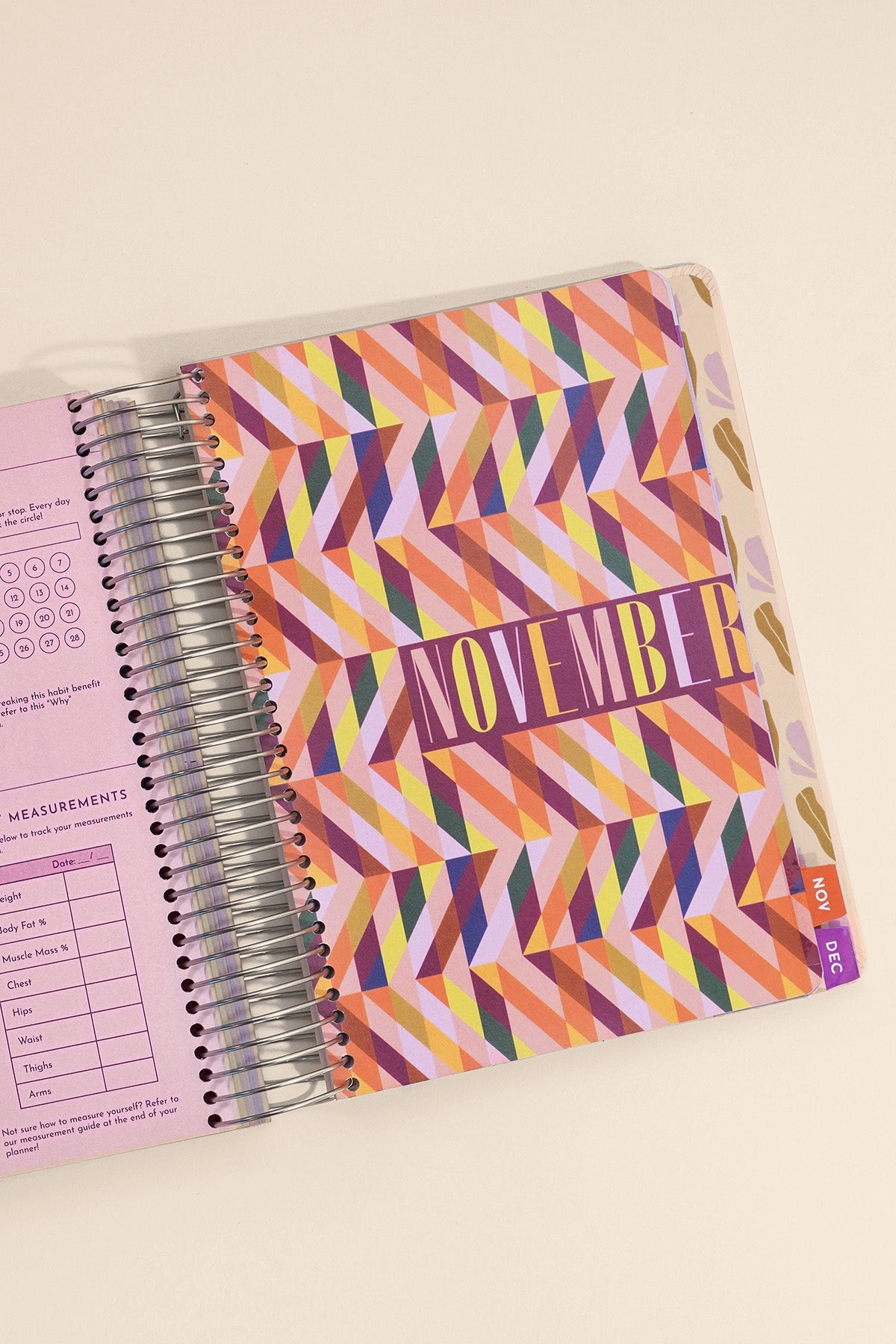 2026 Fit Planner + Stickers - Black Metallic