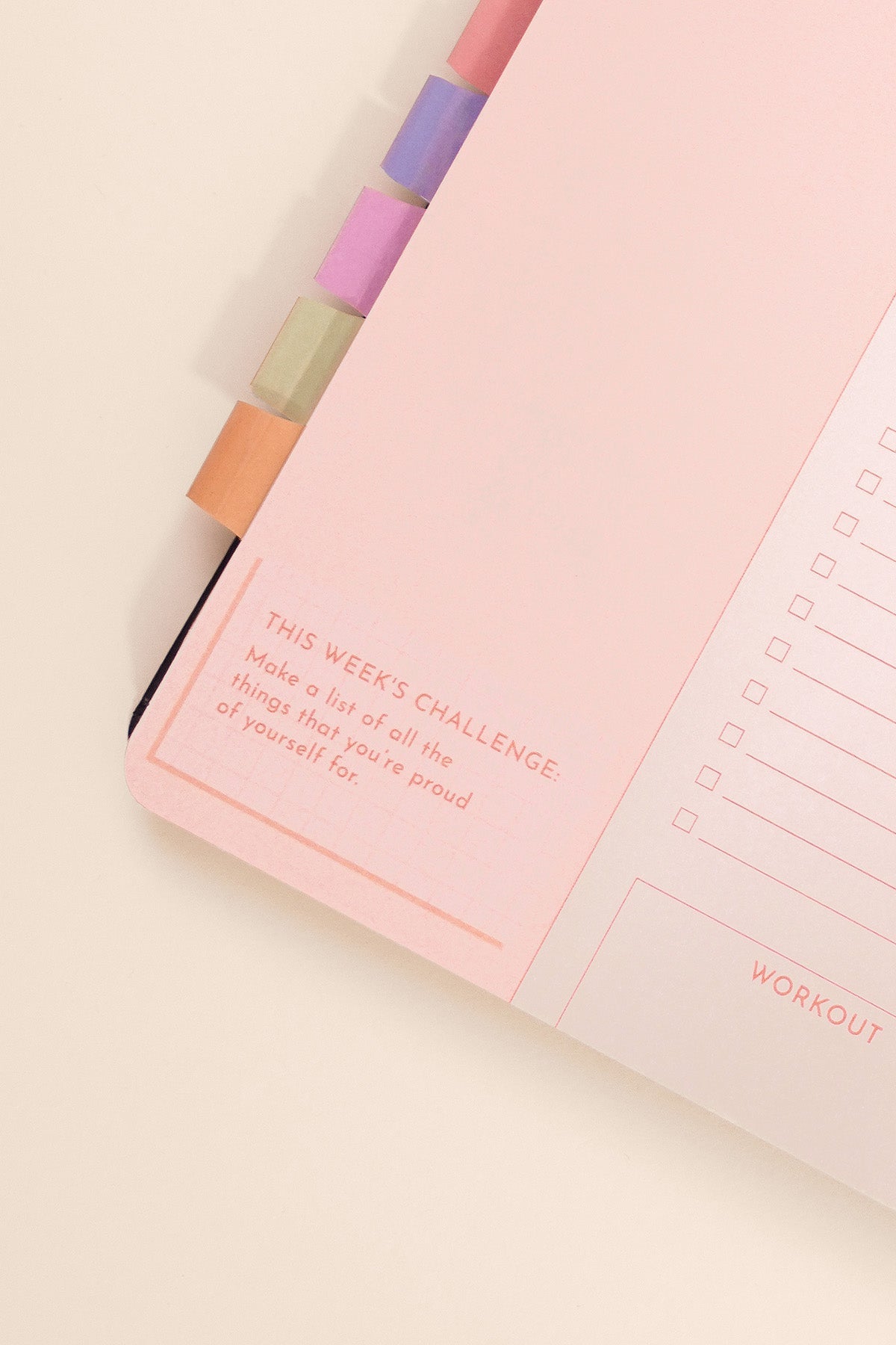 2026 Fit Planner + Stickers - Black Metallic