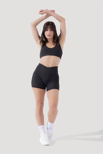 Deep Darling Bra (Ribbed) - Dark Charcoal