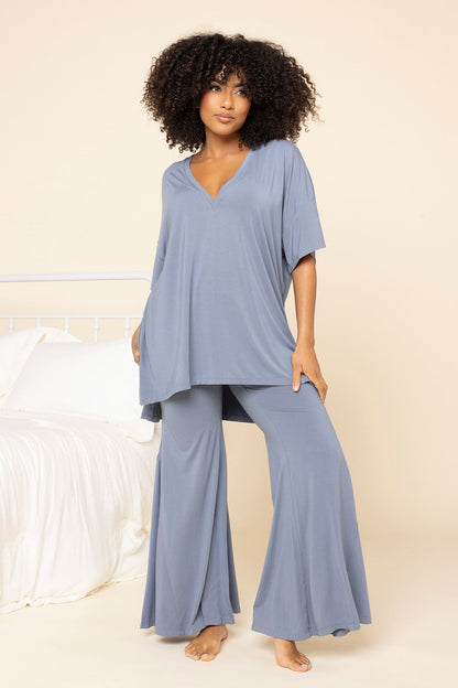 Deep Sleep Bell Bottoms - Sleepy Blue