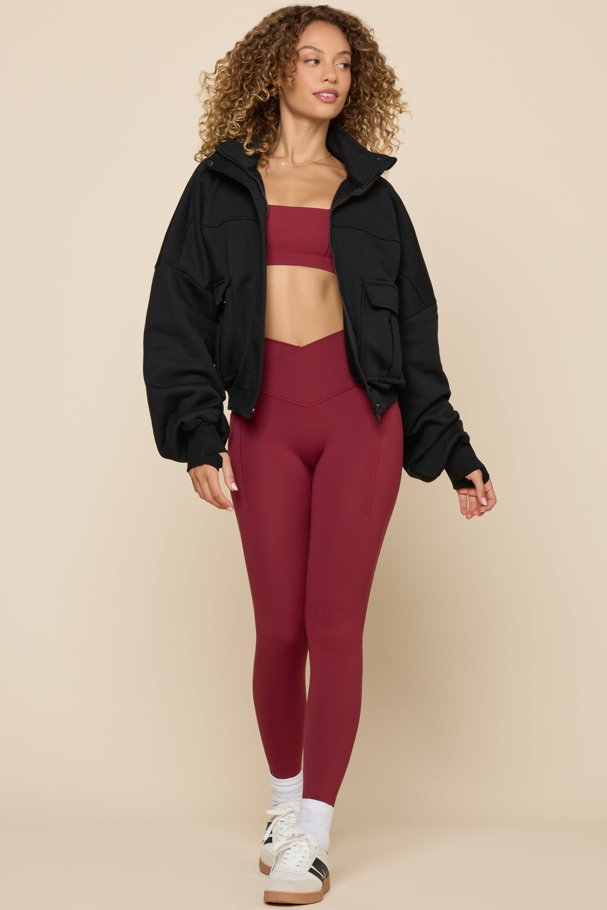 Cloud Bomber Jacket - Black