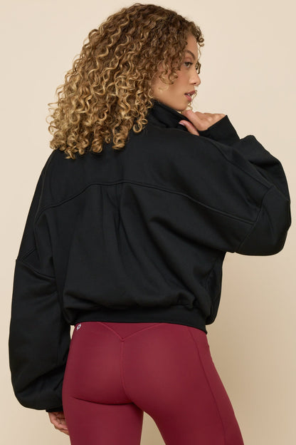 Cloud Bomber Jacket - Black