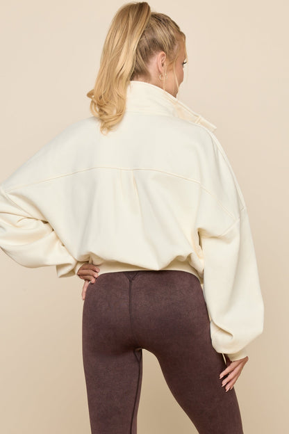 Cloud Bomber Jacket - Ivory