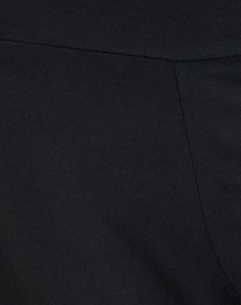 Ano Capri Trousers in Rayon Jersey Black