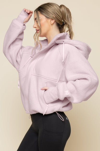 Find Your Inner Fleece Jacket - Soft Lilac