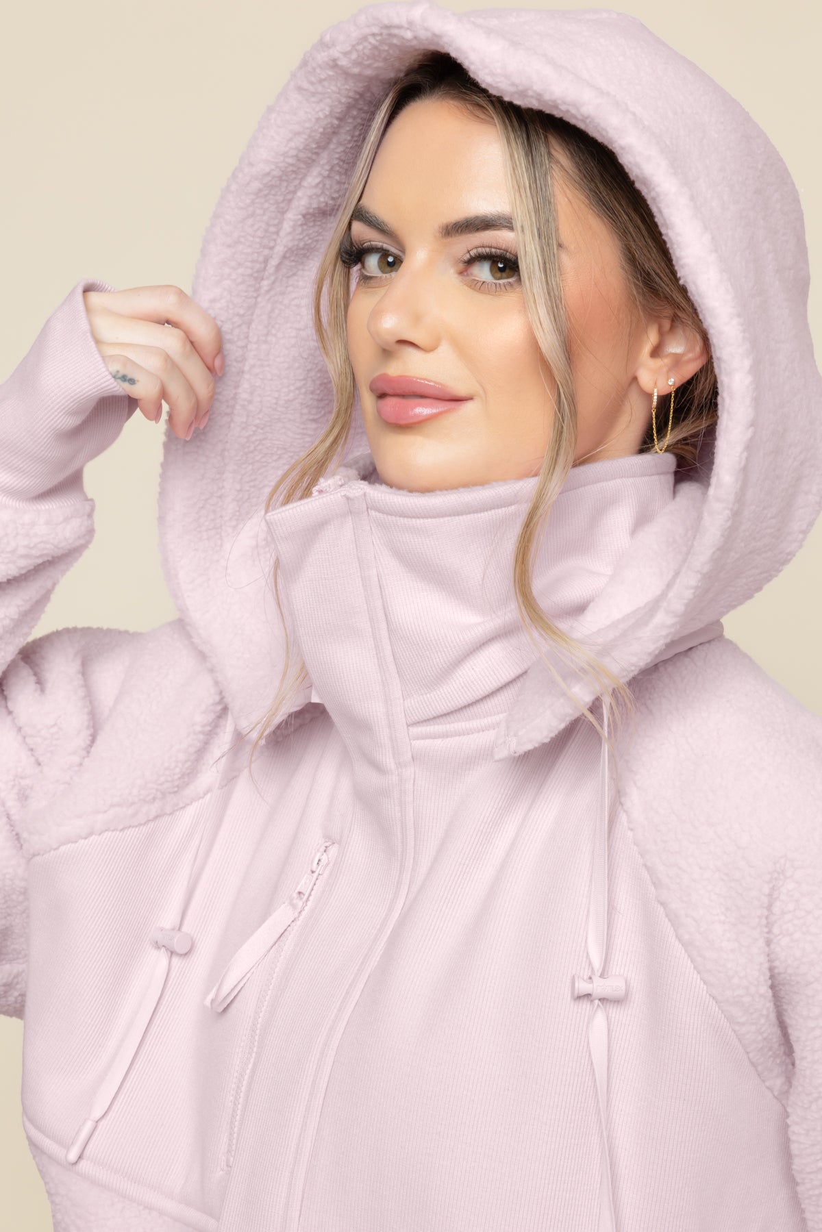 Find Your Inner Fleece Jacket - Soft Lilac