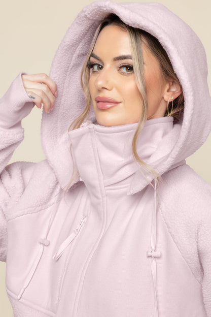 Find Your Inner Fleece Jacket - Soft Lilac