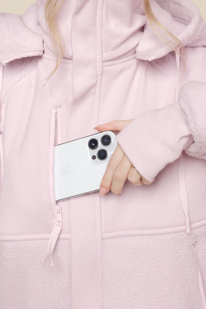 Find Your Inner Fleece Jacket - Soft Lilac