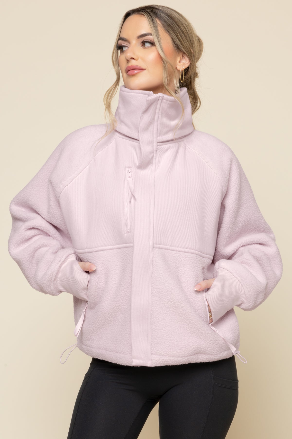 Find Your Inner Fleece Jacket - Soft Lilac