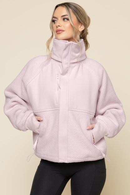Find Your Inner Fleece Jacket - Soft Lilac