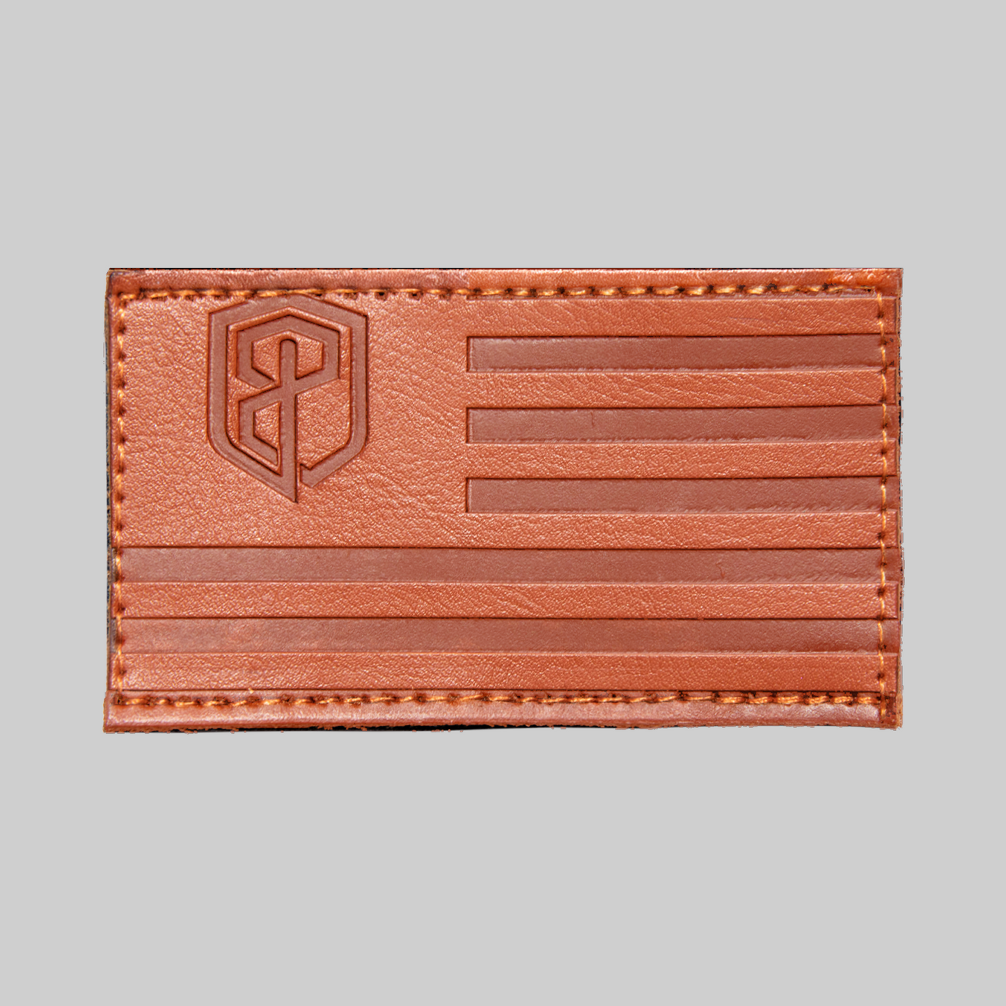 Born Primitive Velcro Flag Patch (Leather-USA)