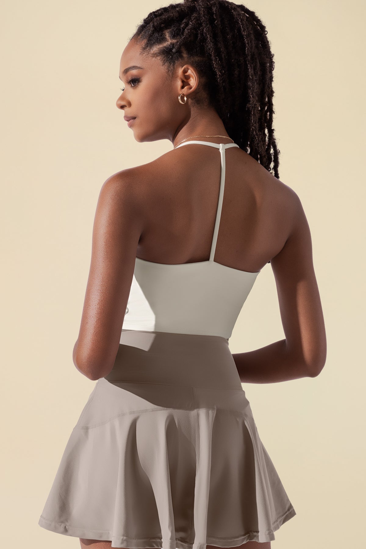 Flexy Crop Top - Cream