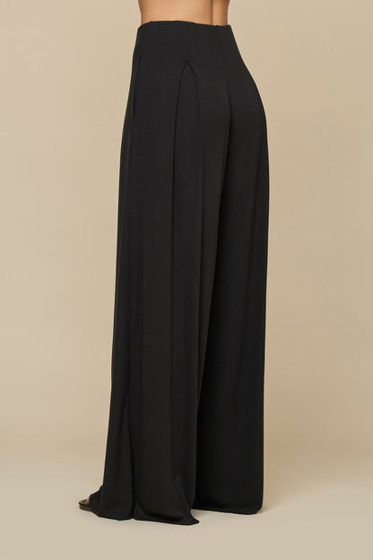 Go with the Flow Wide Leg Pant - Black