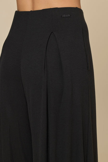 Go with the Flow Wide Leg Pant - Black