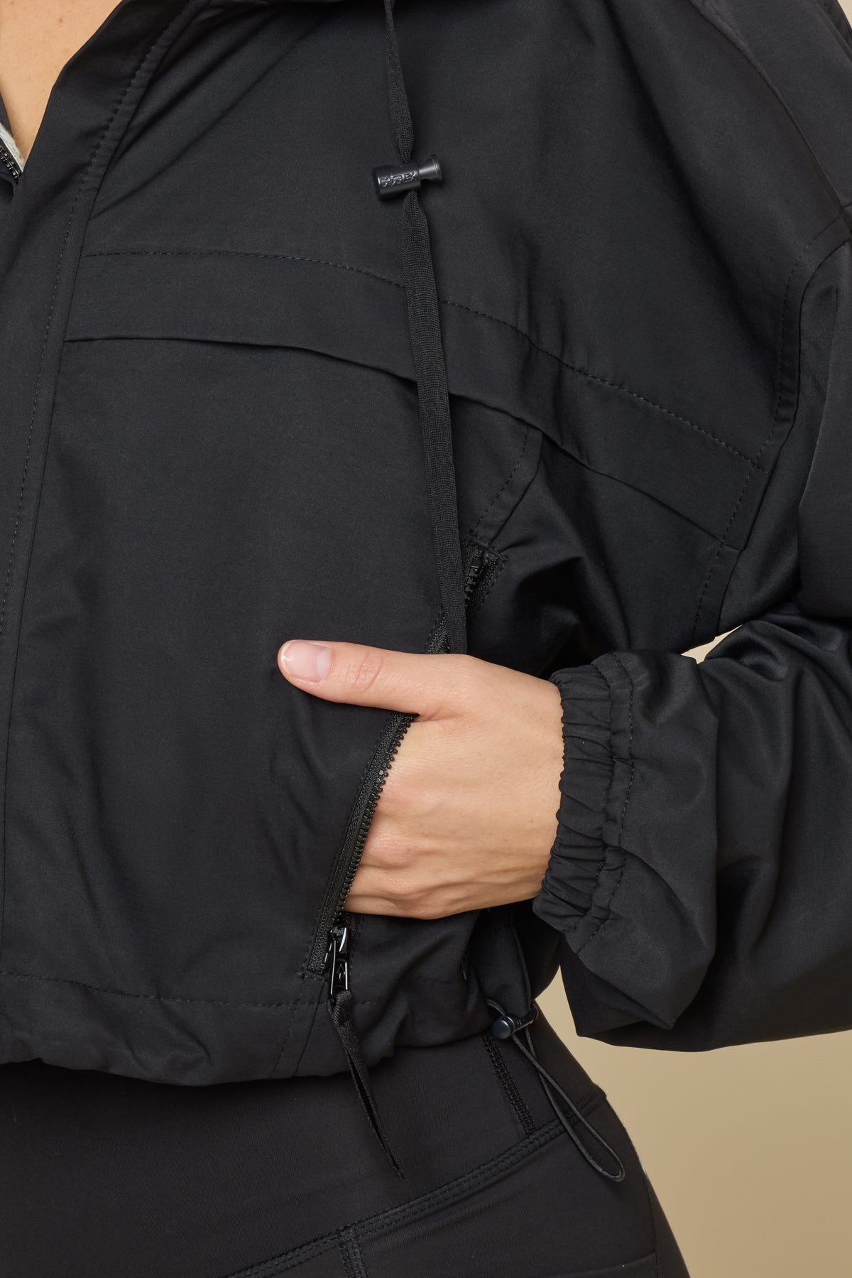 Packable Windbreaker - Black