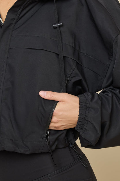 Packable Windbreaker - Black