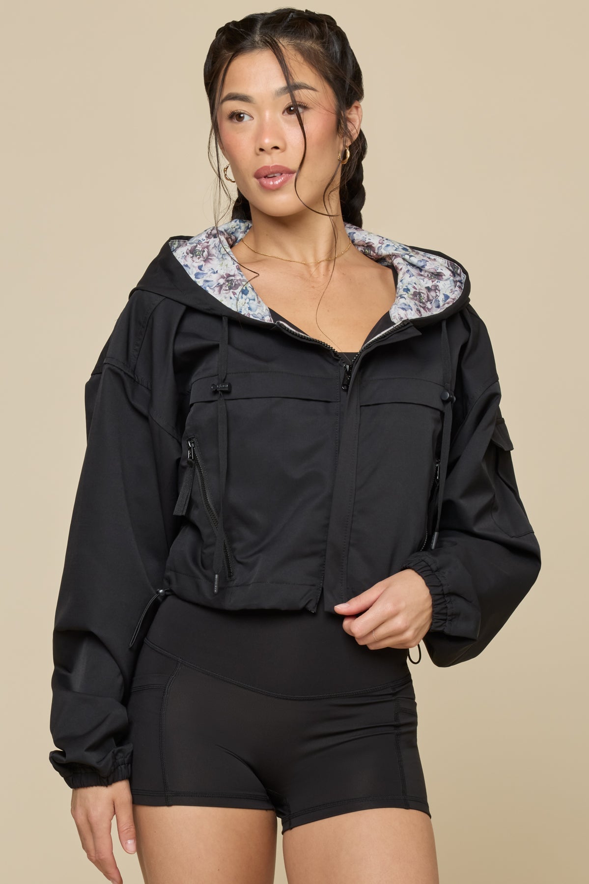 Packable Windbreaker - Black