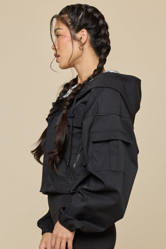 Packable Windbreaker - Black
