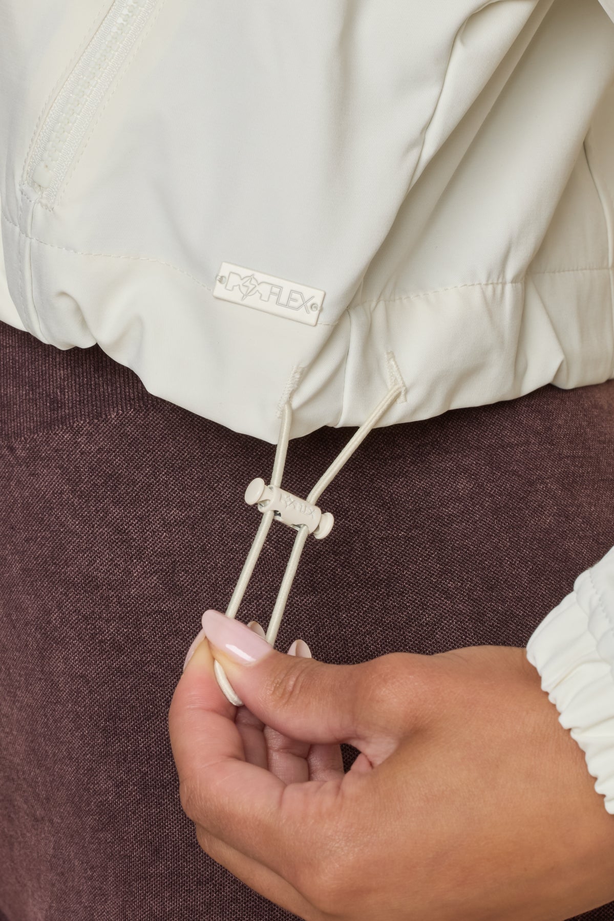 Packable Windbreaker - Coconut Cream