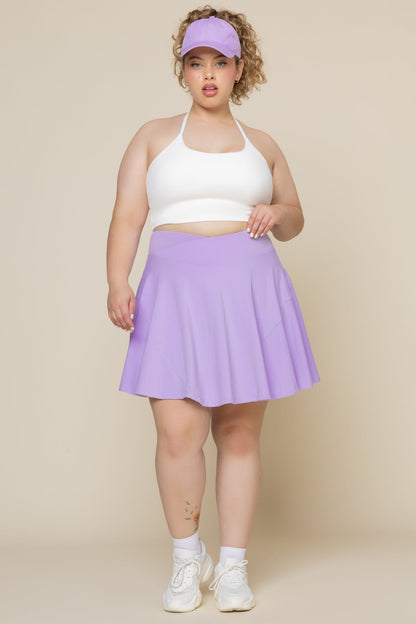 Crisscross Hourglass® Twirl Skort (Longer) - Digital Lavender