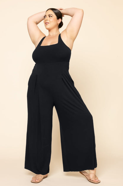 Go With The Flow Jumpsuit - Black