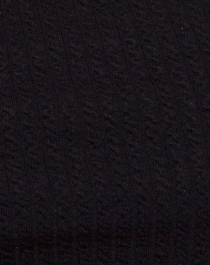 Bomb Tube Top in Black Jumbo Rib