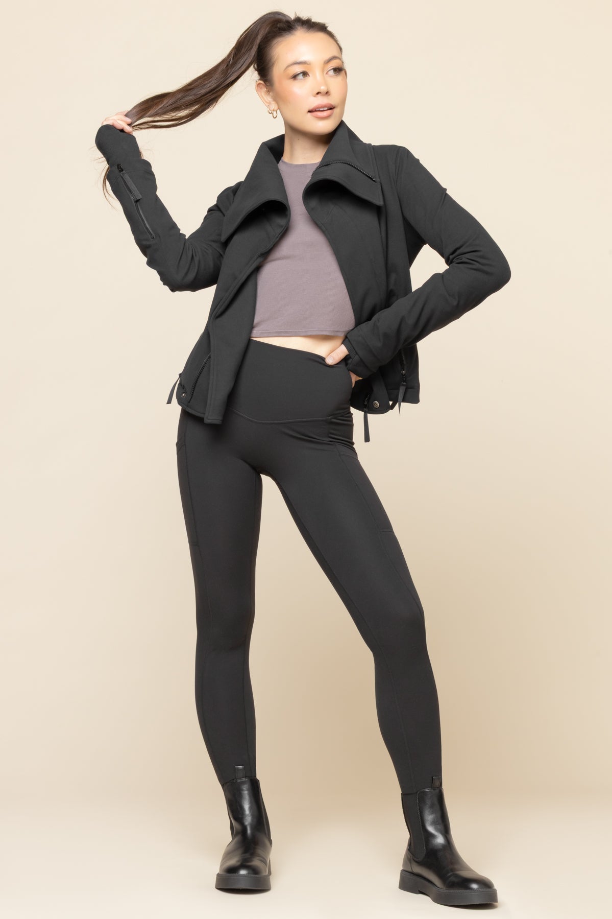 Heart Racer Moto Jacket - Black
