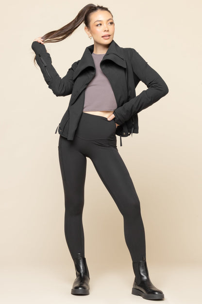 Heart Racer Moto Jacket - Black