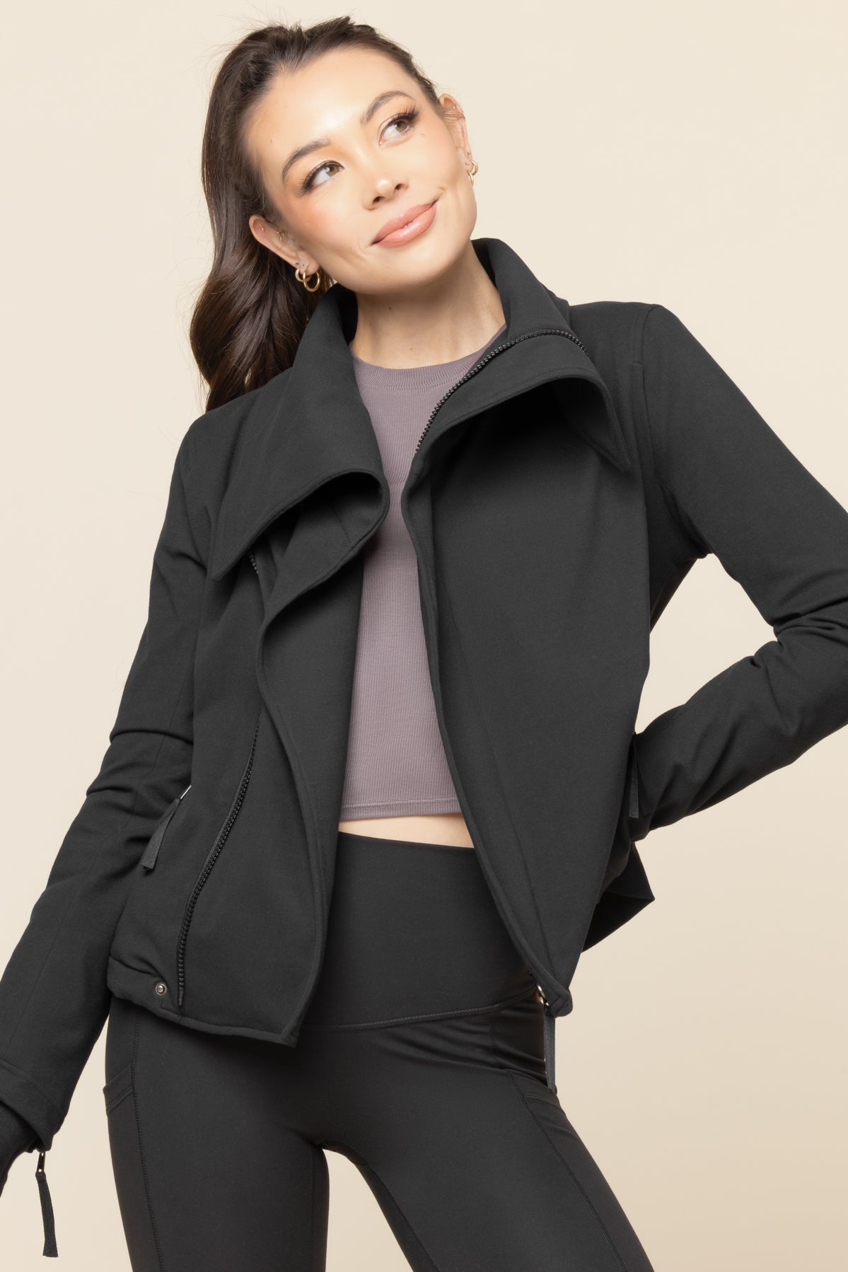 Heart Racer Moto Jacket - Black
