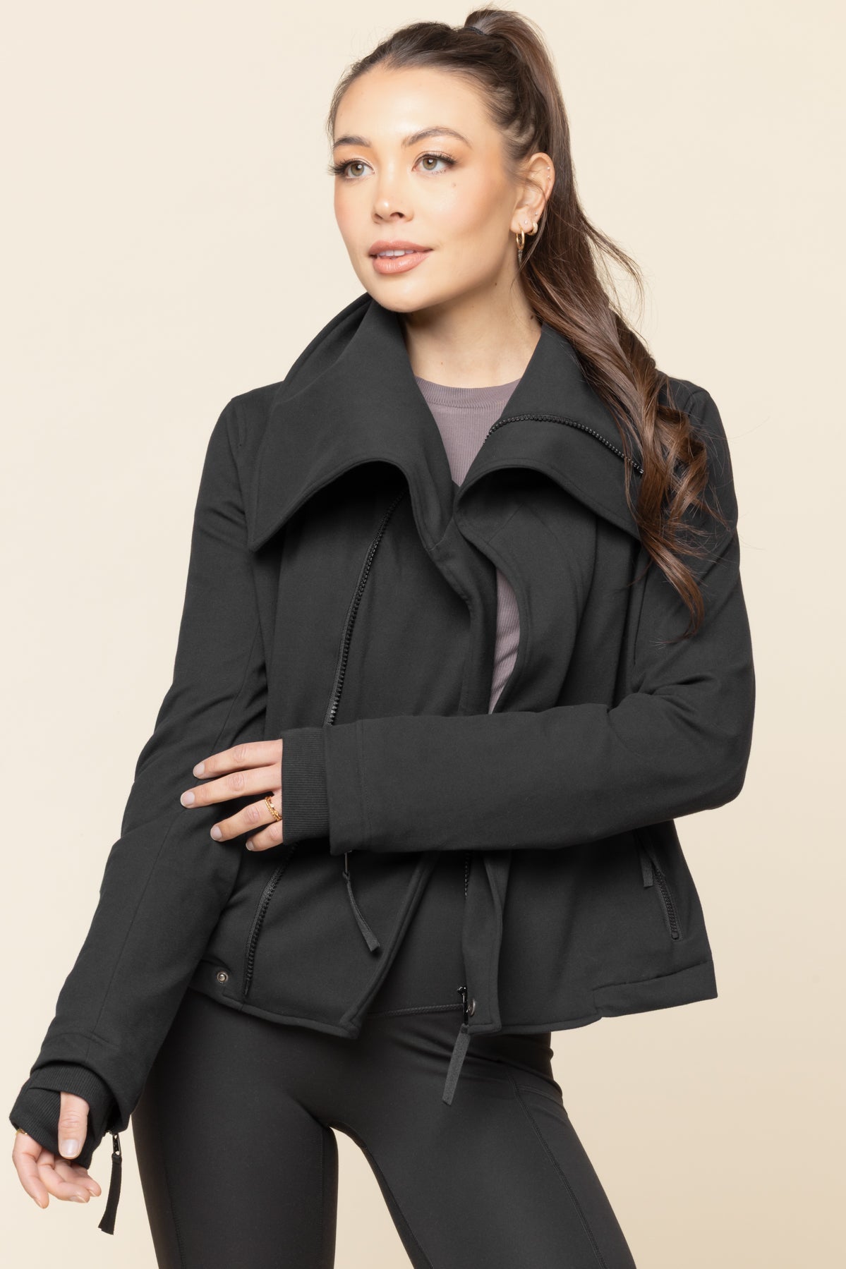 Heart Racer Moto Jacket - Black