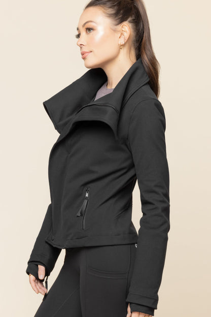 Heart Racer Moto Jacket - Black