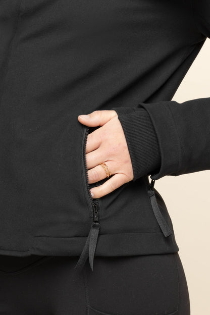 Heart Racer Moto Jacket - Black