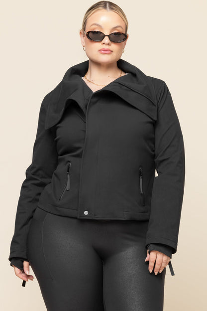 Heart Racer Moto Jacket - Black