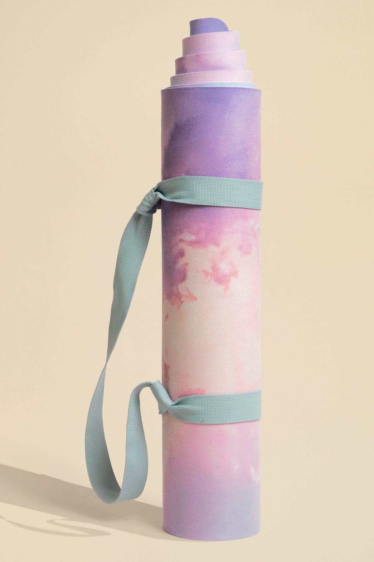 Vegan Suede Yoga Mat - Heart in the Clouds