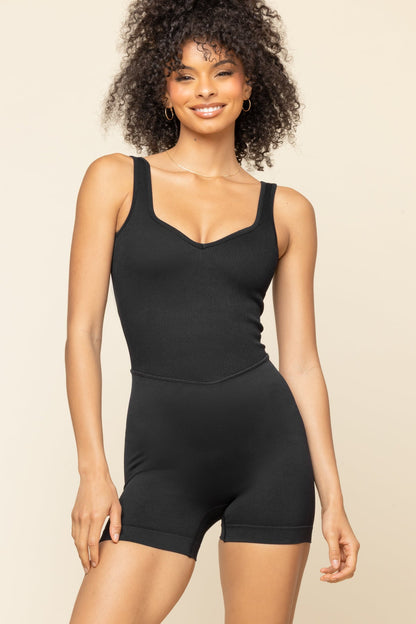Hey Shorty Seamless Shortsie - Black