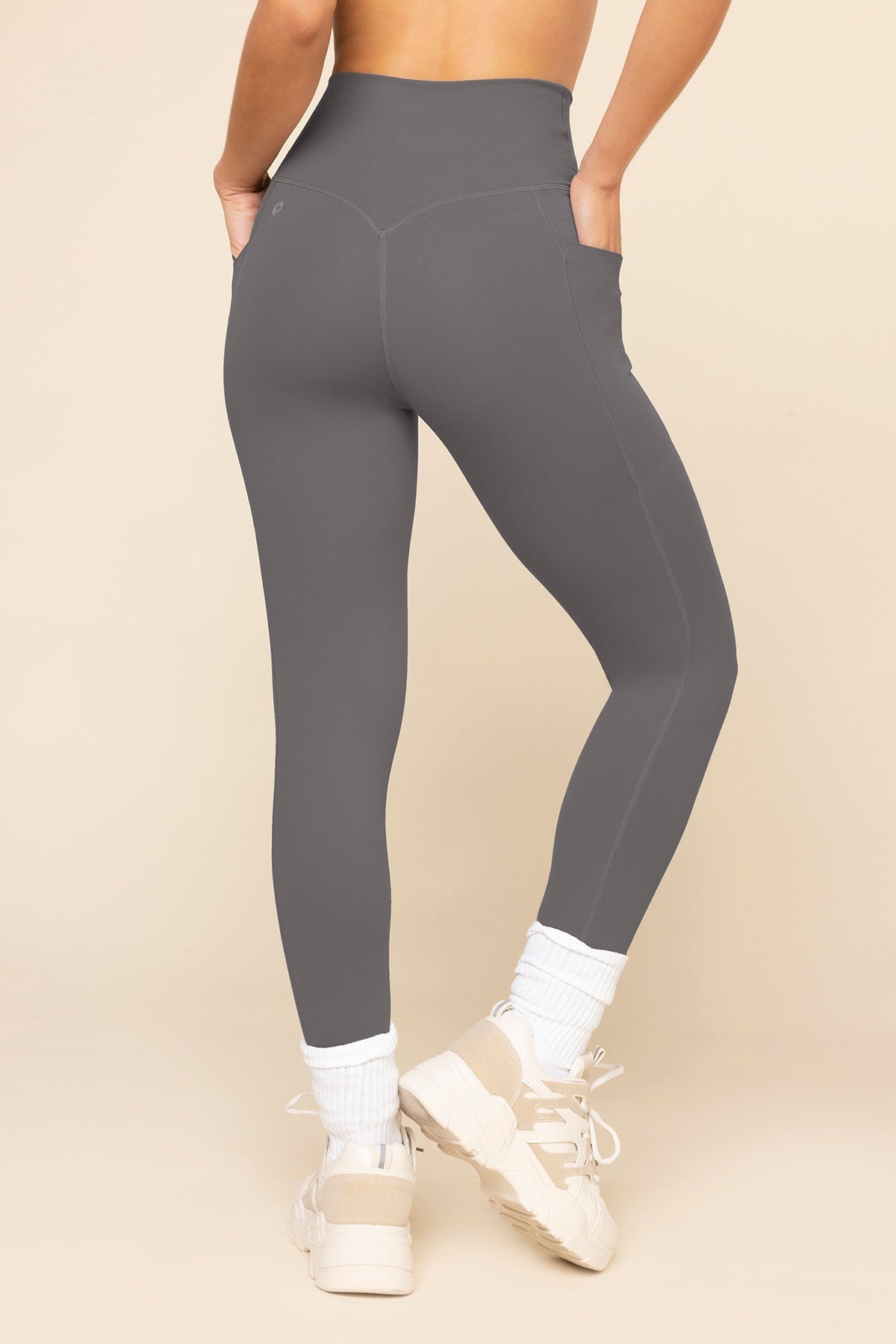 Crisscross Hourglass® Legging with Pockets - Slate