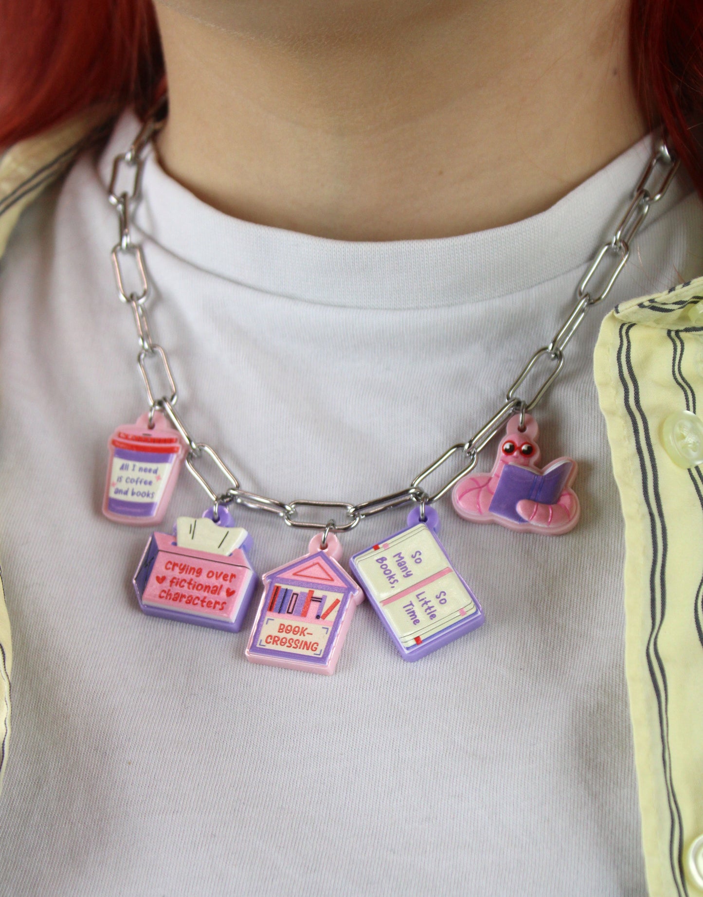 The Book Club Charm Necklace