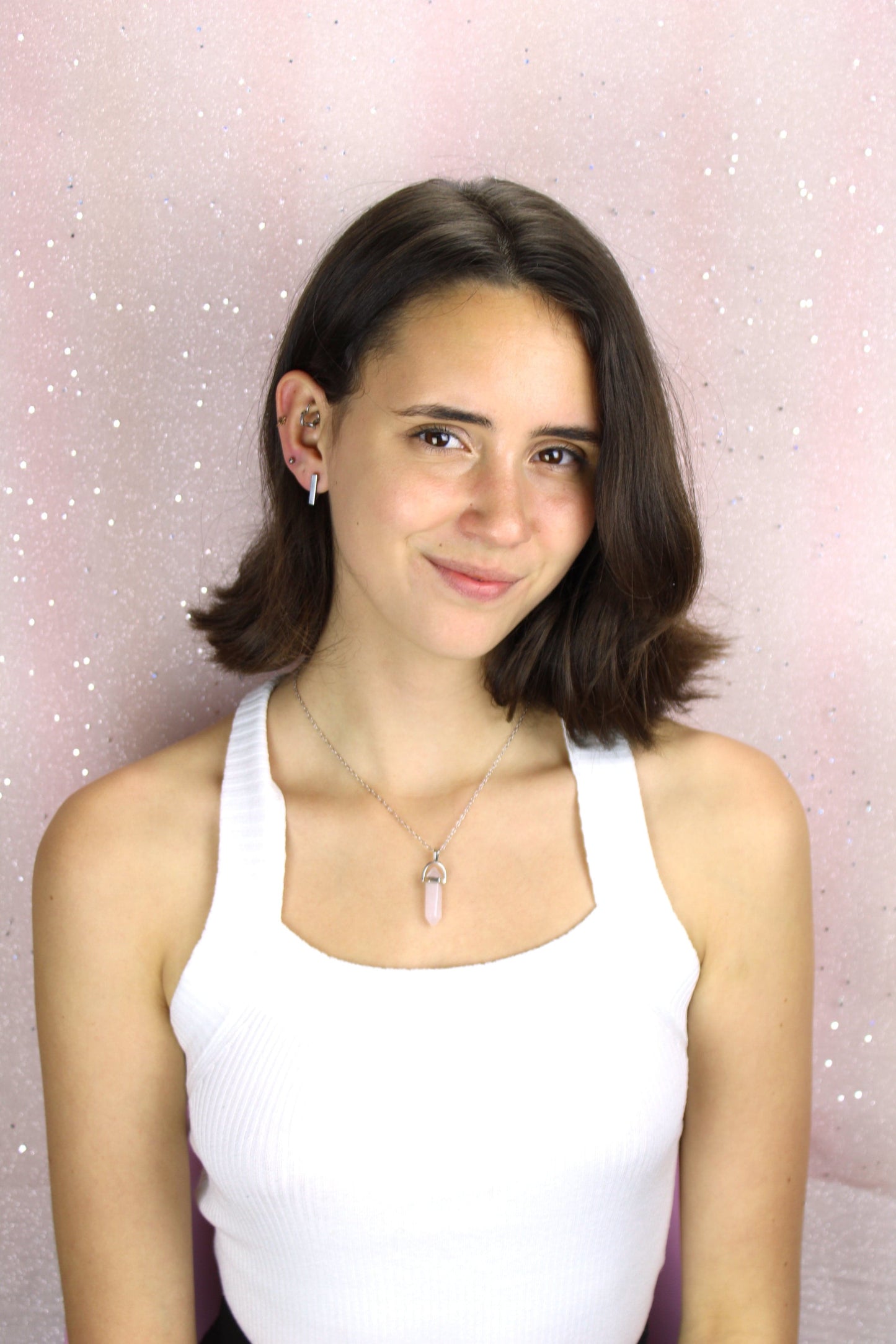 Triangle Huggie Hoop Earrings (Stainless Steel)