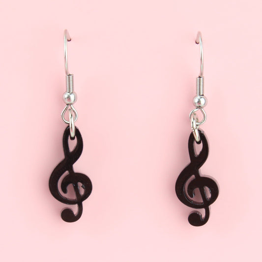 Treble Clef Earrings