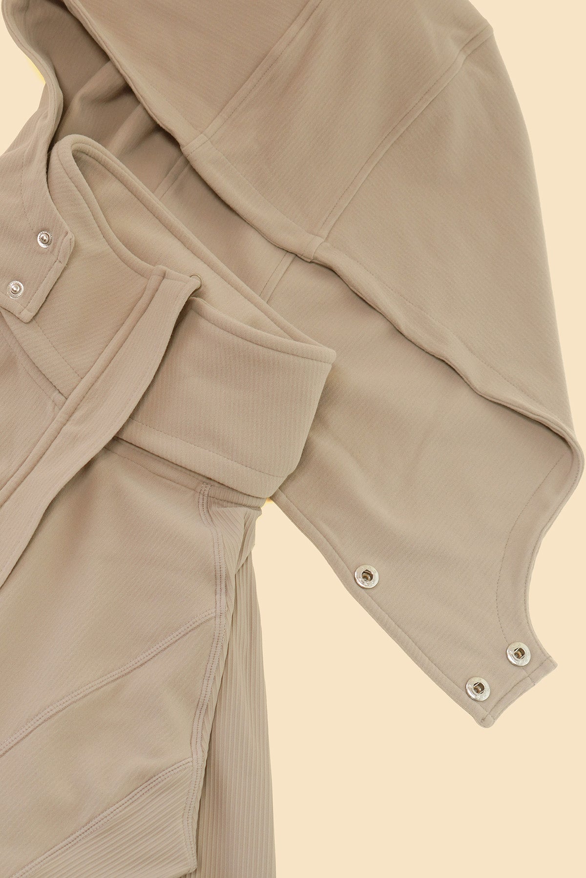 Corset Zip Jacket - Autumn Taupe