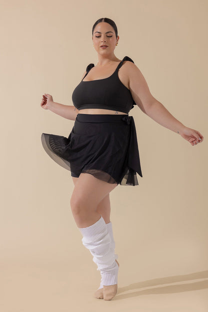 Juliet Wrap Skort - Black