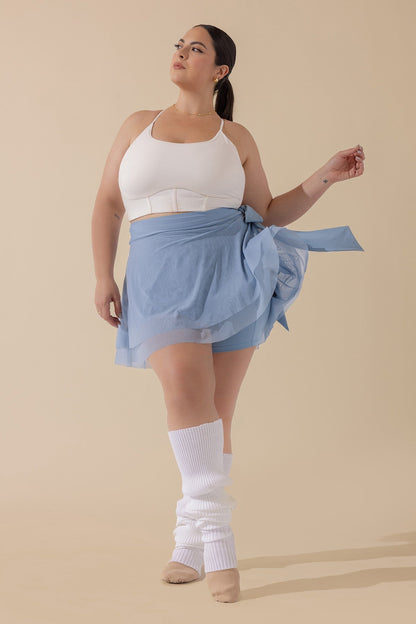 Juliet Wrap Skort - Blue Storm