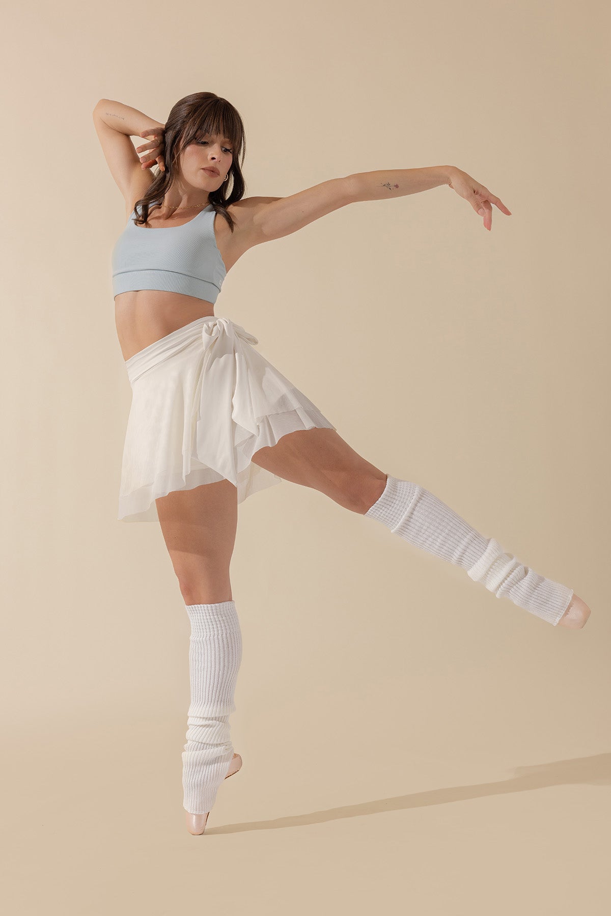 Juliet Wrap Skort - Cream
