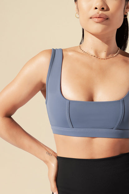 Corset Bra - Blue Mist