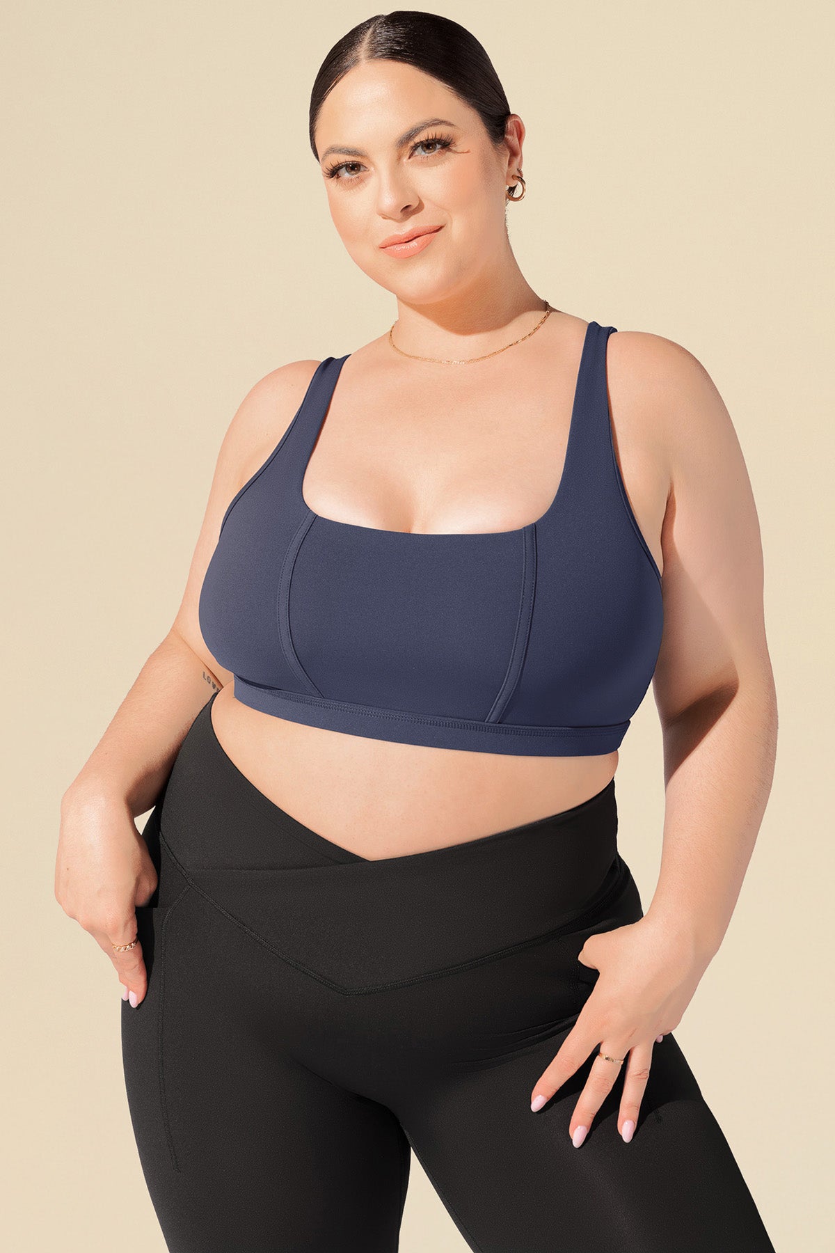 Corset Bra - Navy