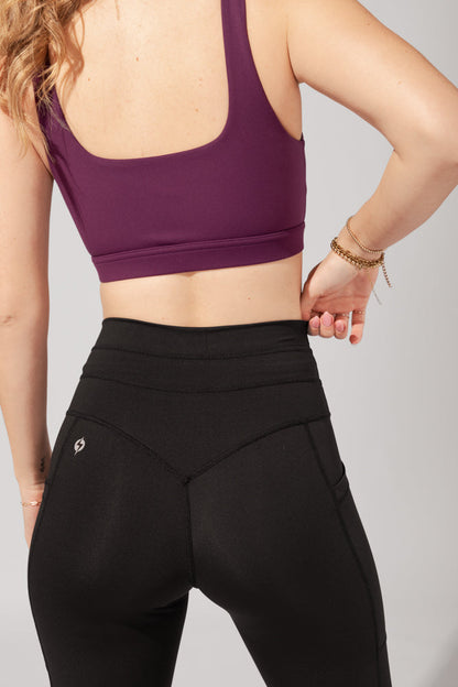 Cargo Legging with Pockets - Black