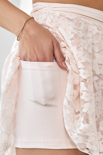 Lace Juliet Skort - Tutu Pink